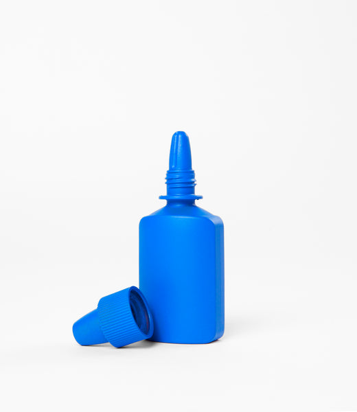 Blue Spray Painted Nasal Spray