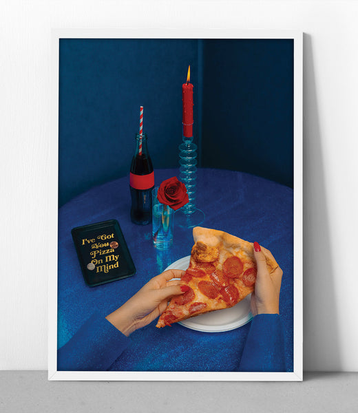 No Filter Pizza On My Mind Poster